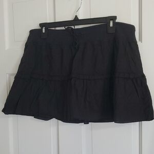 Aeropostale Black Tiered Skirt